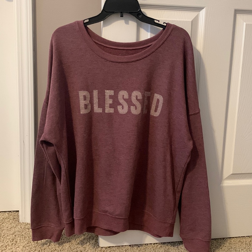XXL maroon crewneck sweater from target